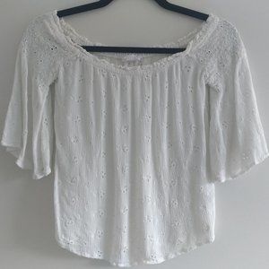 Boho Off-the-Shoulder Airy Blouse